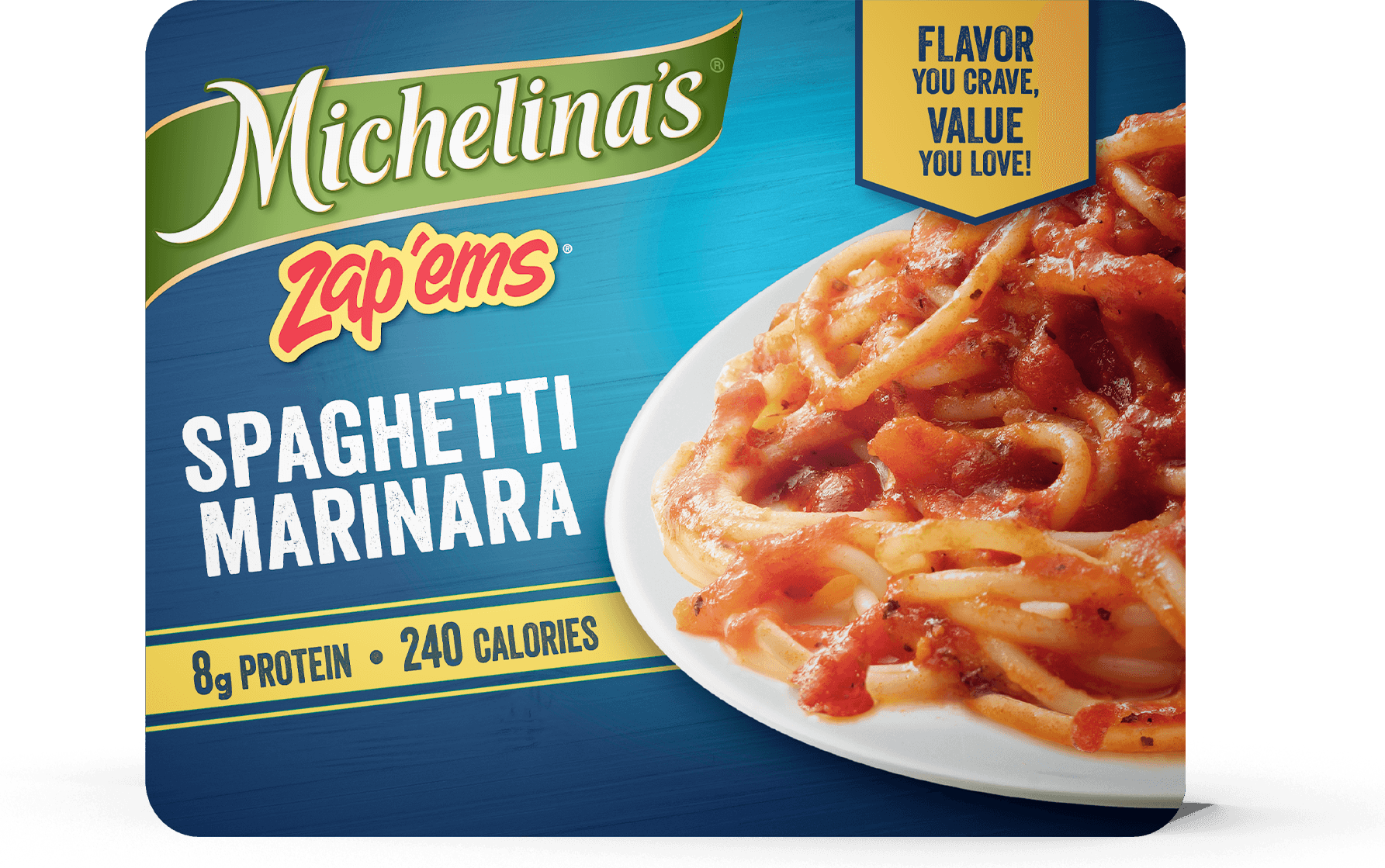 Zap'ems Spaghetti Marinara Michelina's Frozen Entrees