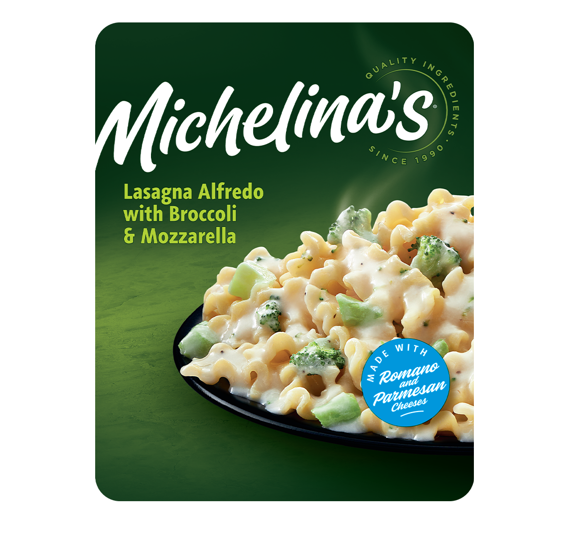 Lasagna Alfredo with Broccoli & Mozzarella Michelina's Frozen Entrees