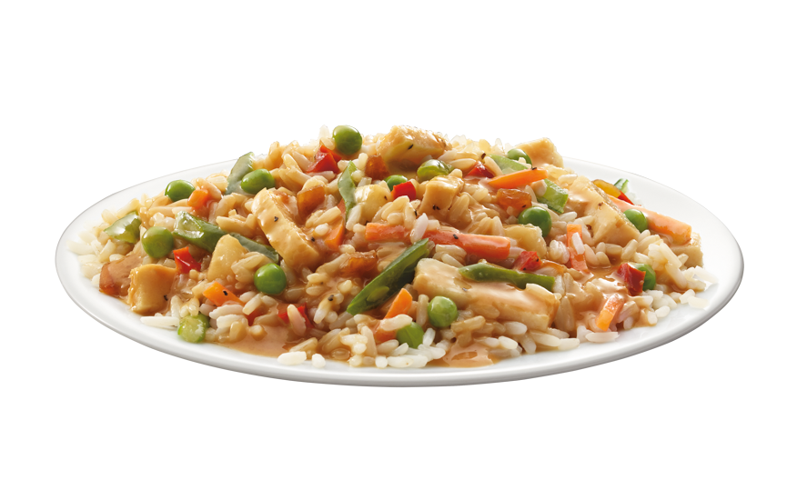 Stir Fry Rice & Vegetables with White Chicken - Michelina's Frozen Entrees